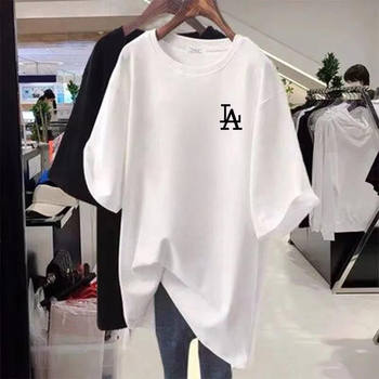 Extra large size summer new t-shirt casual 300Jin [Jin equals 0.5kg]