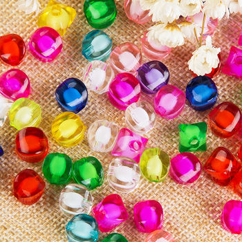 10mm square beads DIY acrylic beads medium beads