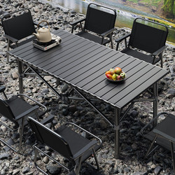 Camping Tables and Chairs, Portable Outdoor Folding Tables, Egg Roll Tables, Picnic Tables, Barbecue Tables, Simple Stall Tables