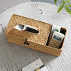 Kens tissue box living room restaurant pumping paper box creative car multifunctional handmade straw napkin box home