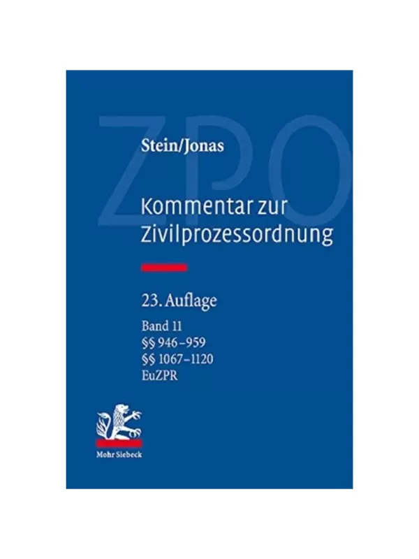 预订【德语】Kommentar zur Zivilprozessordnung:Band 11: §§ 946-959