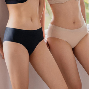 
MsKKay underwear for women, mid-waist, hip-covering, comfortable, seamless, soft, skin-friendly, breathable, non-stuffy, thin, skin-absorbent
