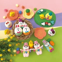 Japanese-Style Cat Easter Healing-Themed Trendy Toy Desktop Ornament Photo Prop Decoration