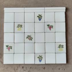Hand-Painted Vintage Tiles 10*10cm for Kitchen, Bathroom, Balcony, Indoor, Outdoor, Garden, Southern French Tiles