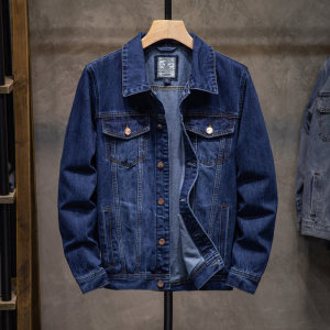 Men's denim jacket Spring and autumn Korean style trendy tops trendy brand versatile work jackets for men's autumn and winter 2024 new style
