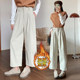 Small 7-point 145 meters white corduroy casual pants for women in autumn and winter plus velvet thickened eight-point harem pants xxs size
