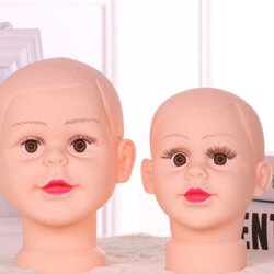 Children's head model baby model head wig hat display head model props baby model head scarf props