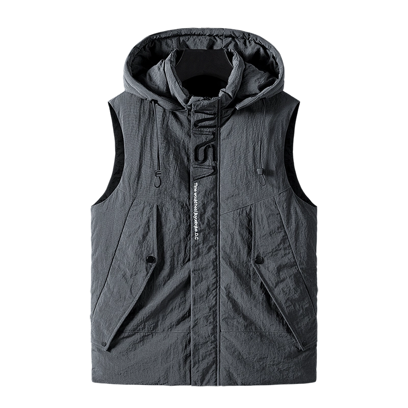 发热马甲 充电加热马甲男款智能自发热背心全身保暖衣服电热情侣连帽马夹女