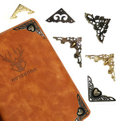 Junk Journal Planner Decorative Metal Thin Flower Pieces DIY Handmade Book Photo Album Cover Box Corner