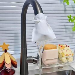 Faucet Filter Cotton Bag for Purifying Sediment and Impurities, Suitable for Household Kitchen and Bathroom Tap Water Filtration and Purification