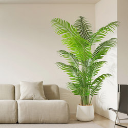 Artificial Green Plant Large Palm Tree Nordic Living Room Floor Plant Decoration Indoor Bonsai Fake Tree Landscape Tree