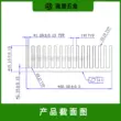 Nhôm hồ sơ tản nhiệt điện tử 50x50x15mm chip LED tản nhiệt siêu âm CPU khuếch đại công suất quá trình oxy hóa dày đặc răng 