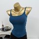 Basics~ Sexy U-neck with chest pads and secondary breasts suspender vests are easy to wear for women