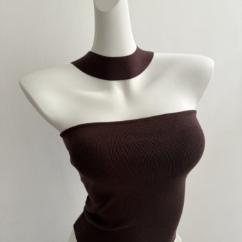 
Autumn and winter sexy and versatile inner wear leaky back halter top for women