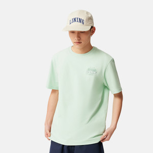 Li Ning short-sleeved T-shirt summer men's sports trend series fashion versatile regular round neck cultural shirt AHSV507-