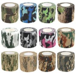 Sports Elastic Bandage Dog Self-Adhesive Breathable Elastic Bandage Camouflage Wrap with Wound Wrap Finger Protection Bandage