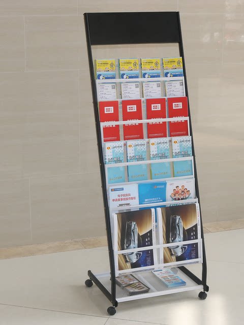 Information rack A4 advertising paper promotion rack leaflet display ...
