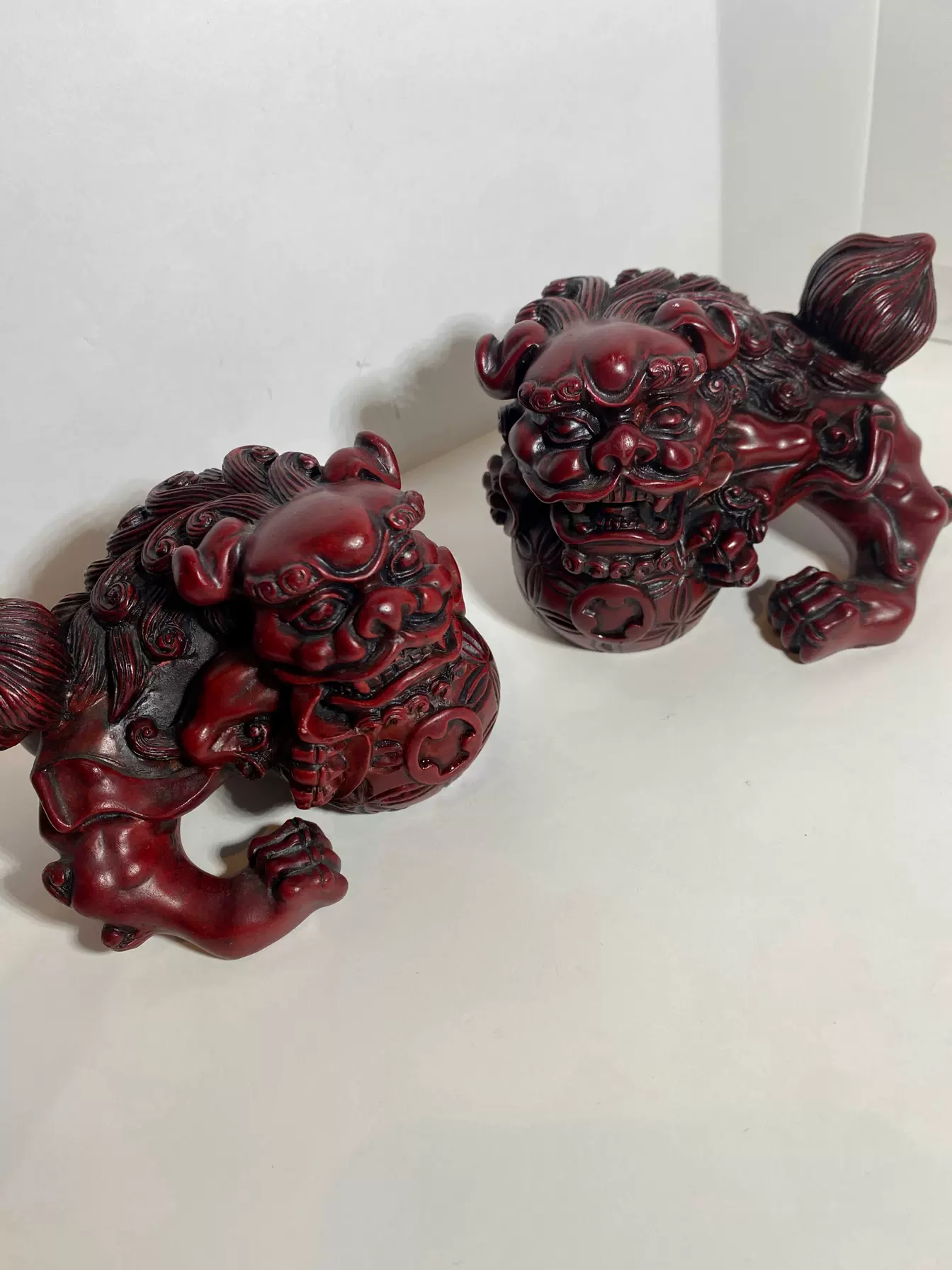 寿山石 じゅざんせき　 獅子像 対 寿山石 じゅざんせき 獅子像 対