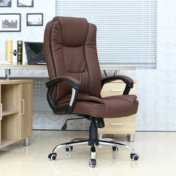 Special Offer  Office Leather Chair Executive Chair with Adjustable Height, Swivel, Armrests, Reclining, Footrest, Computer Chair, Genuine Leather Seat