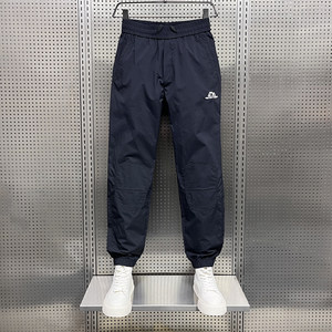 
Summer thin nine-point casual pants men's pants workwear quick-drying silk pants loose tying feet harem pants sports pants