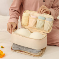 Underwear Storage Bag, Portable for Business Trips, Travel Bra, Underwear, Socks Storage Bag, Suitcase Organizer, Zippered Style