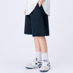 2025 new summer casual loose straight shorts men and women same style five-point pants