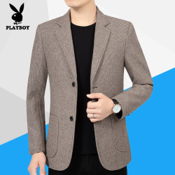 Playboy Suit Outwear Men's Autumn New arrival Casual Suit Tops Middle-aged silm Danxi Dad Spring and Autumn Clothes
