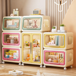 Dopamine Storage Cabinet for Home Use, Children's Toys, Living Room Snacks Storage Cabinet, Bookcase, Baby and Infant Supplies Storage Box