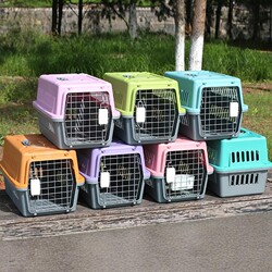 Cross-Border Pet Air Transport Box, Large Space Box for Cats, Cat-Specific Cat Bed, Cat Cage, Dog Cage for Large Dogs