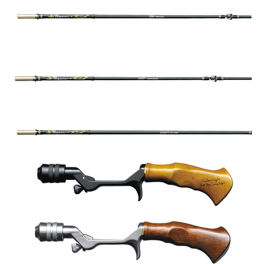 Megabass Pagani Retro Limited Fishing Rod - Wooden Handle, Carbon