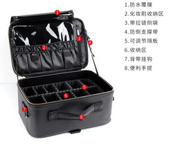 Cosmetic Bag for Women 2024 New Model High-End Portable Large-Capacity Professional Hand-Held Premium Tattoo and Embroidery Special Storage Tool Box