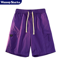 Trendy brand ice-sensing quick-drying leisure vacation beach shorts men