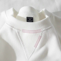 340g Heavyweight Crew Neck Autumn and Winter Sweatshirt Pure Cotton Long-Sleeve Top Solid Color Jacket 2025 New Style Unisex