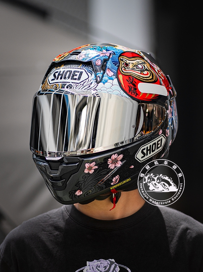 Helm Sepeda Motor Shoei X14 Full Face, Bersertifikasi Snell