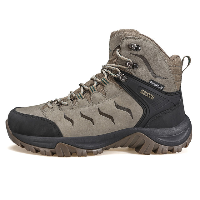 Haitu high-top hiking shoes for men in autumn and winter, water ...