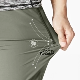 Летние уличные быстросохнущие тонкие эластичные шелковые штаны подходит для пеших прогулок, спортивные альпинистские повседневные брюки для отдыха, большой размер