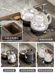 Bàn trà di động, bàn trà, tủ trà ban công gia đình có bánh xe, bàn trà, xe chở trà, bộ trà Kung Fu, bình đun nước bàn trà smlife Bàn trà điện