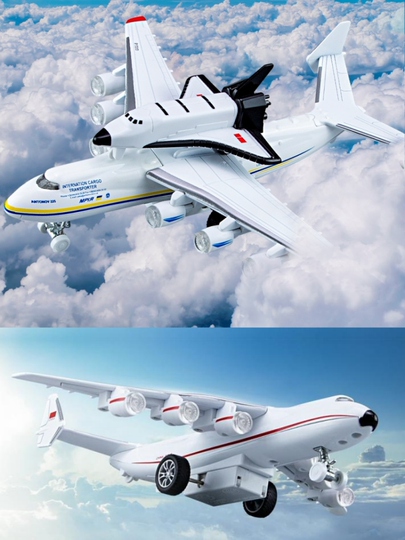 カイウェイ合金 AN225 ブリザード スペースシャトル モデルおもちゃ