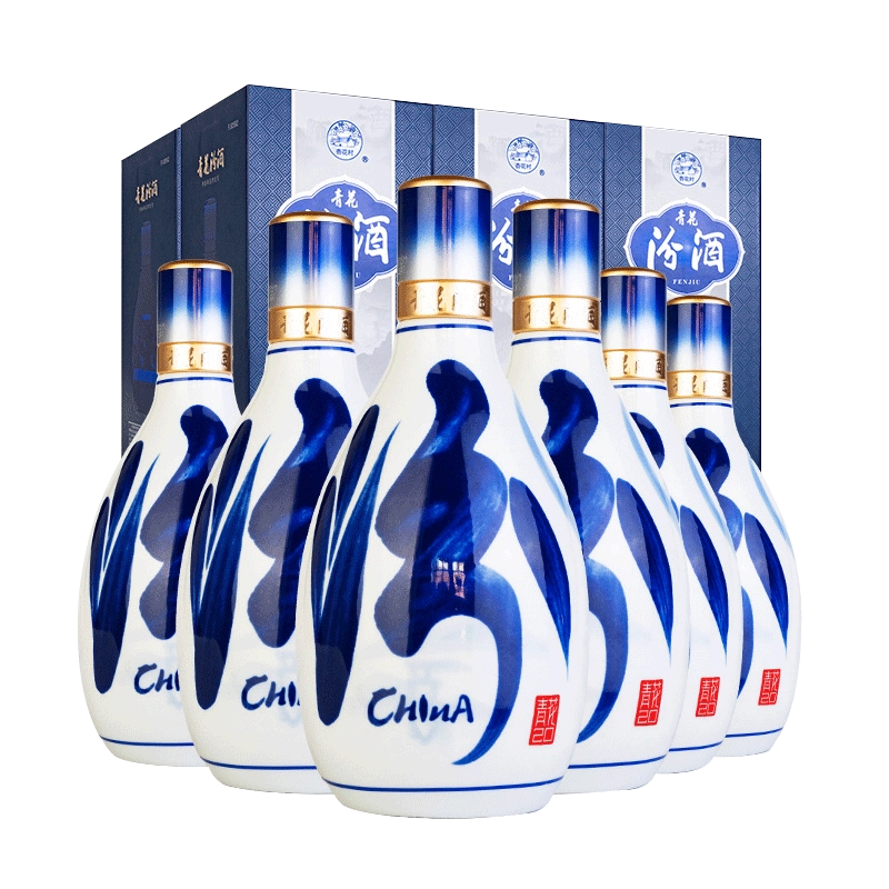 青花汾酒 500ml 53% Amazon.co.jp: 青花汾酒 (ふんしゅ) 30年陳醸 53度 500ml : 食品