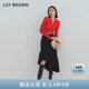 LILY BROWN autumn and winter style sweet high waist irregular slim fishtail skirt LWFS234098