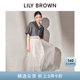 LILY BROWN spring and summer sweet and slightly see-through high-waist versatile gauze skirt skirt LWFS242106