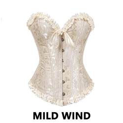 Waist Cincher Corset Shapewear Waist Trainer Influencer Picks No-Roll Edge Retro Lace-Up Bustier