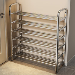 Stainless Steel Shoe Rack for Home Entrance, Simple Shoe Storage Solution for Entryway, Indoor Multi-Layer Shoe Cabinet
