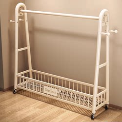 Simple Coat Rack, Floor-Standing, for Bedroom, Balcony, Home, Indoor Clothes Rack, Movable Clothes Drying Rack, Clothes Storage Rack