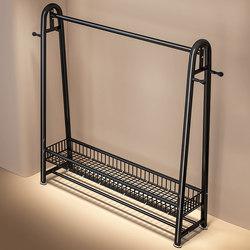 Simple Coat Rack, Floor-Standing, Movable, Indoor Room Clothes Rack, Clothes Drying Rack, Home Bedroom Clothes Storage Rack