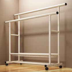 Clothes Rack for Bedroom, Floor-Standing Clothes Drying Rack, Balcony Household Clothes Hanger, Indoor Simple Clothes Rack, Thickened Clothes Hanging Rack