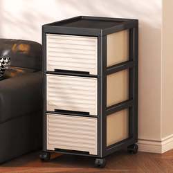 Drawer-Type Storage Cabinet for Home Living Room, Installation-Free Snack and Toy Storage Rack, Office Desk Large-Capacity Storage Rack