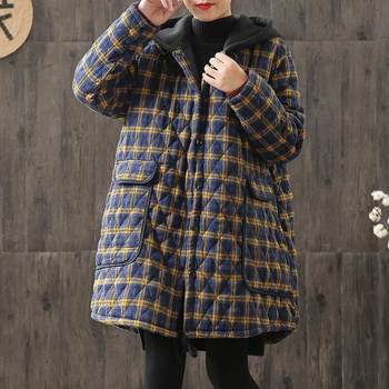Loose and thick cotton jacket women's winter coat
