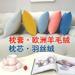 Pillow Sofa Living Room Girls Sleeping Light Luxury High-End Headboard Office Cushion Ultra-Soft Waist Support Cushion