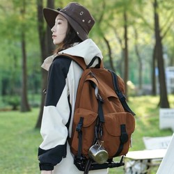 Zrvr New Outdoor Large-Capacity Waterproof Lightweight Backpack Women's Travel Mountaineering Computer Backpack Male Student School Bag